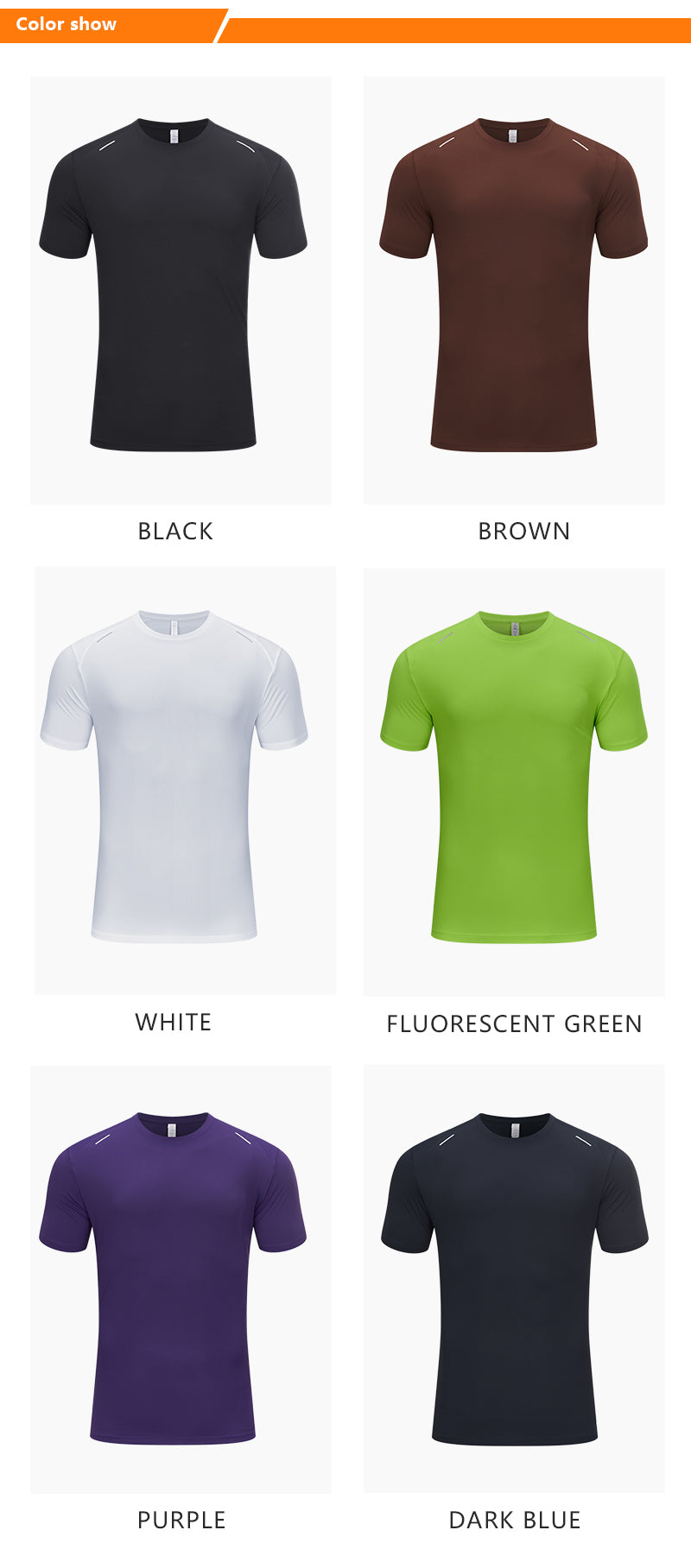 NEOKIN T-shirt de sport ultra-léger à séchage rapide pour homme avec transfert thermique réfléchissant