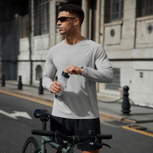 NEOKIN Custom Men's UPF 50+ Long Sleeve Training Shirt | Stretch Performance Top