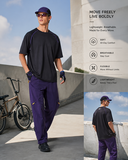 NEOKIN Custom Men’s Oversized Cooling High Stretch Active T-Shirt