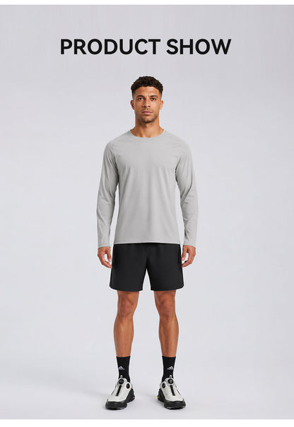 NEOKIN Custom Men's UPF 50+ Long Sleeve Training Shirt | Stretch Performance Top