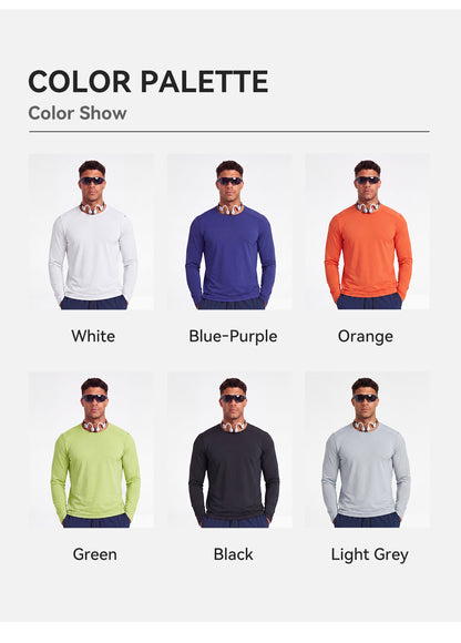 NEOKIN Custom Men's Lightweight Long Sleeve Training Shirt | 105G Quick Dry Sports Top