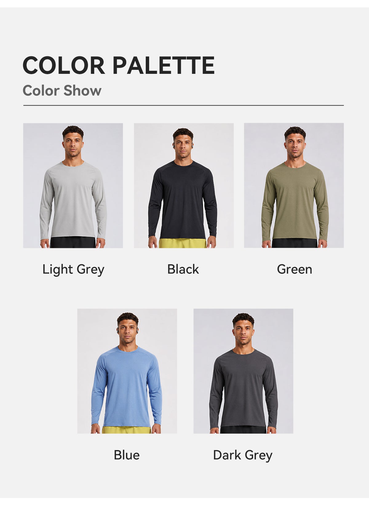 NEOKIN Custom Men's UPF 50+ Long Sleeve Training Shirt | Stretch Performance Top