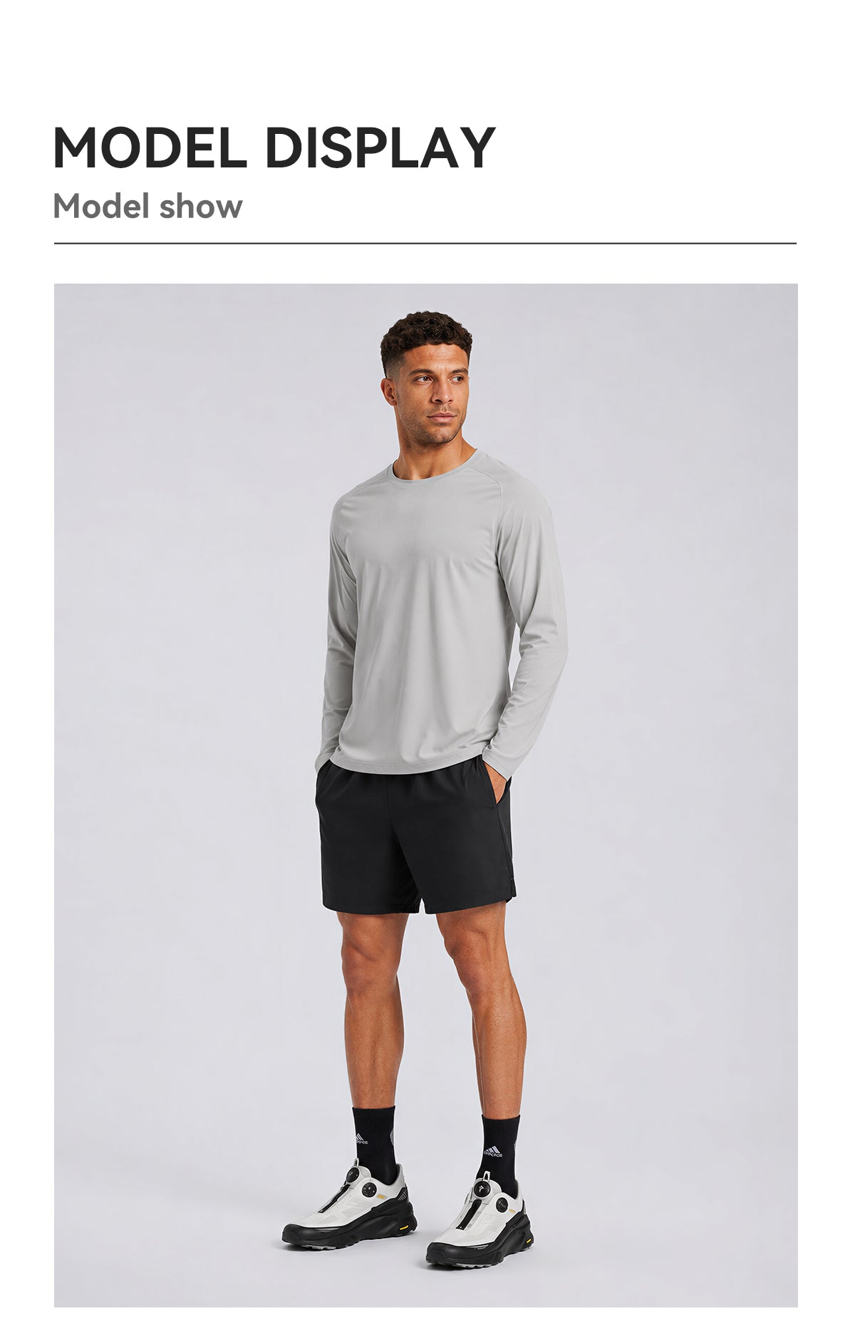 NEOKIN Custom Men's UPF 50+ Long Sleeve Training Shirt | Stretch Performance Top