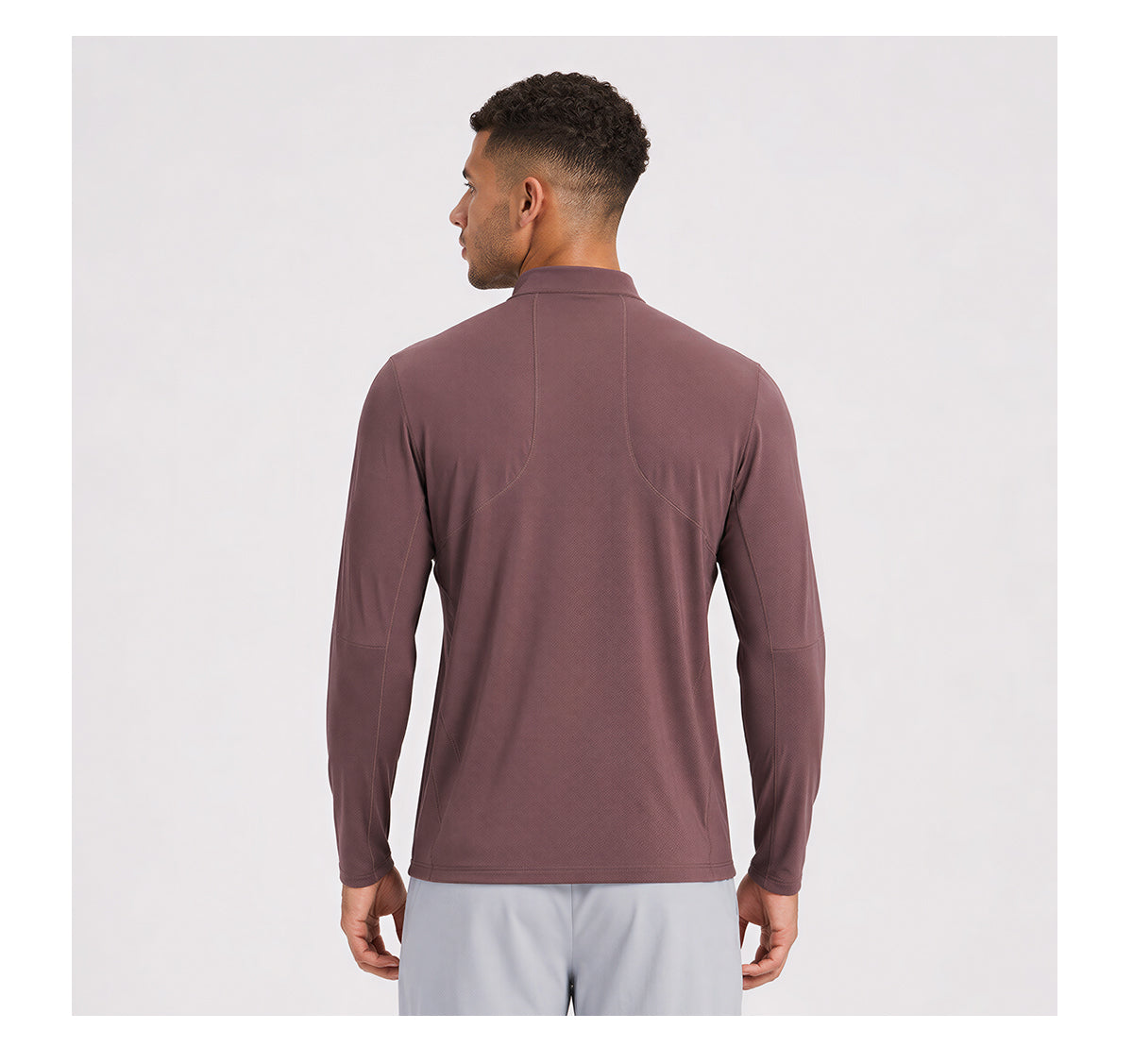 Neokin Custom Men's Quarter Zip Sports Shirt Manufacturer | Stretch Long Sleeve Training Top