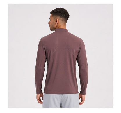 Neokin Custom Men's Quarter Zip Sports Shirt Manufacturer | Stretch Long Sleeve Training Top