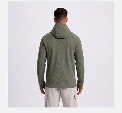 NEOKIN Custom Men's Full Zip Fleece Jacket Manufacturer | Warm Hooded Sports Jacket