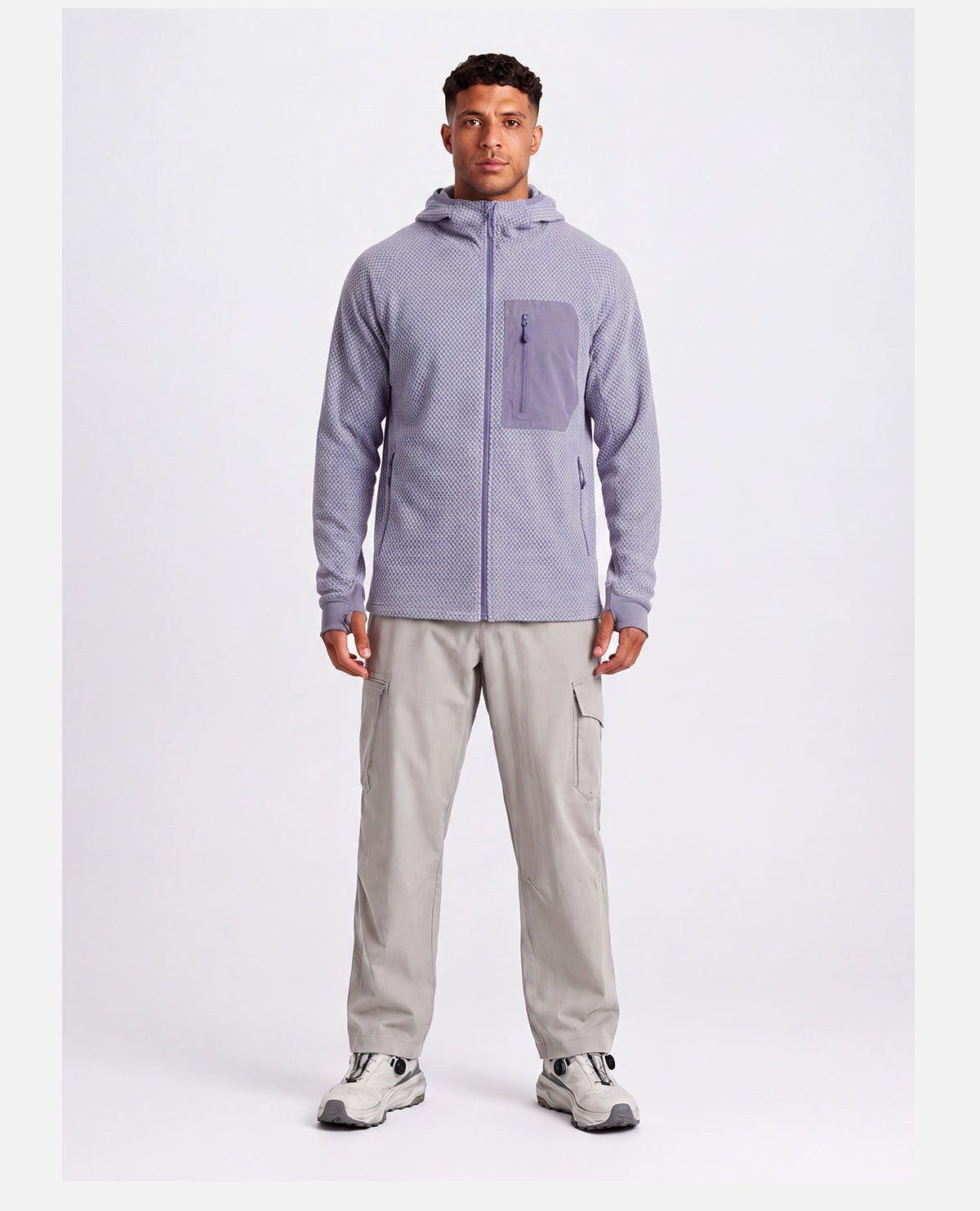 NEOKIN Custom Men's Full Zip Fleece Jacket Manufacturer | Warm Hooded Sports Jacket