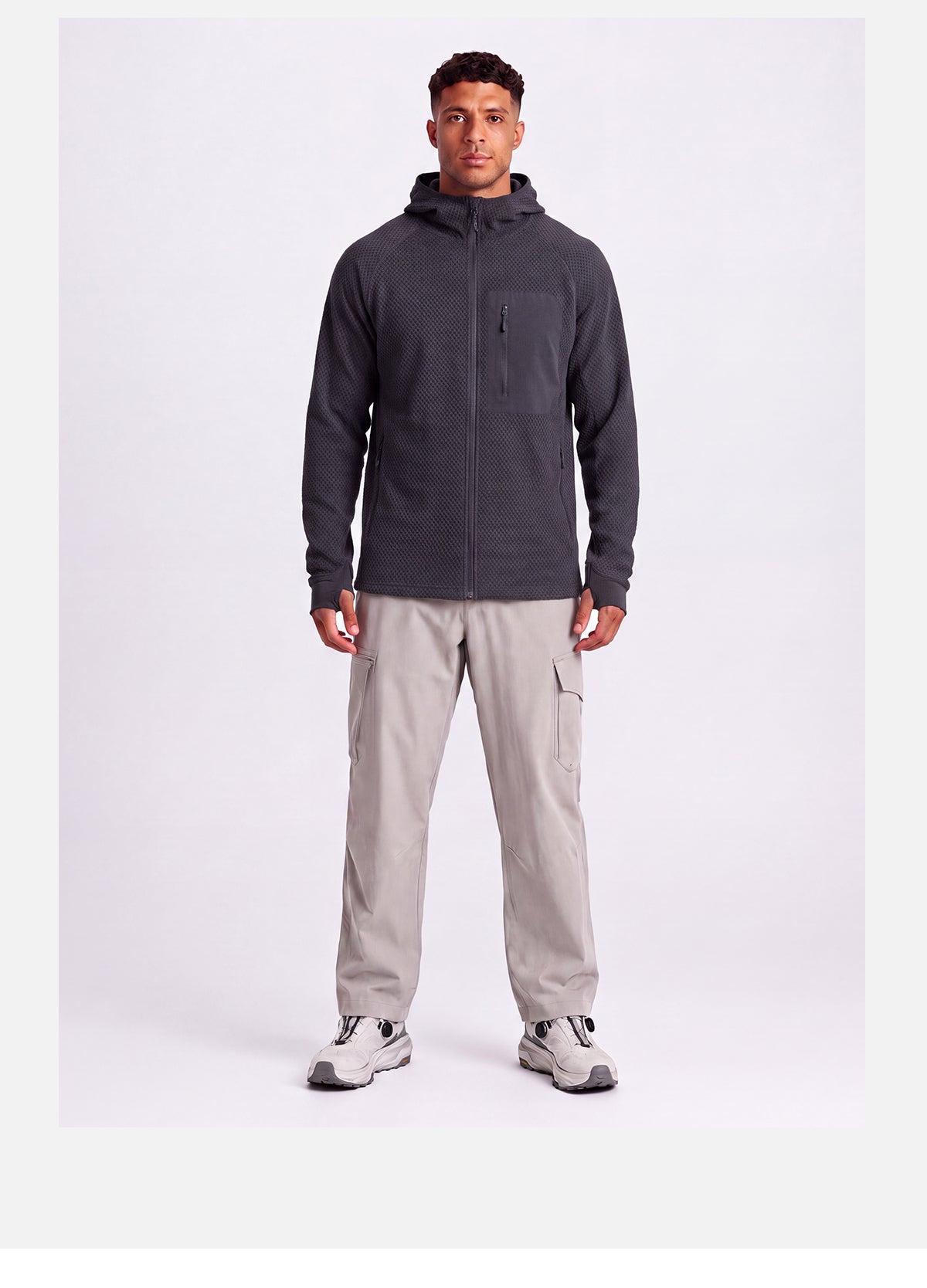 NEOKIN Custom Men's Full Zip Fleece Jacket Manufacturer | Warm Hooded Sports Jacket