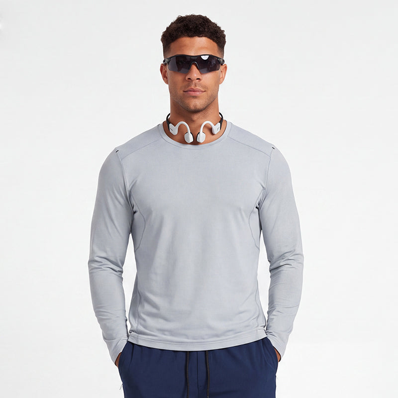 NEOKIN Custom Men's Lightweight Long Sleeve Training Shirt | 105G Quick Dry Sports Top
