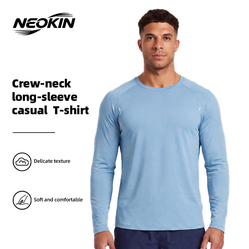 NEOKIN Men's Long Sleeve Running Shirt Manufacturer | Lightweight Quick Dry Training Top