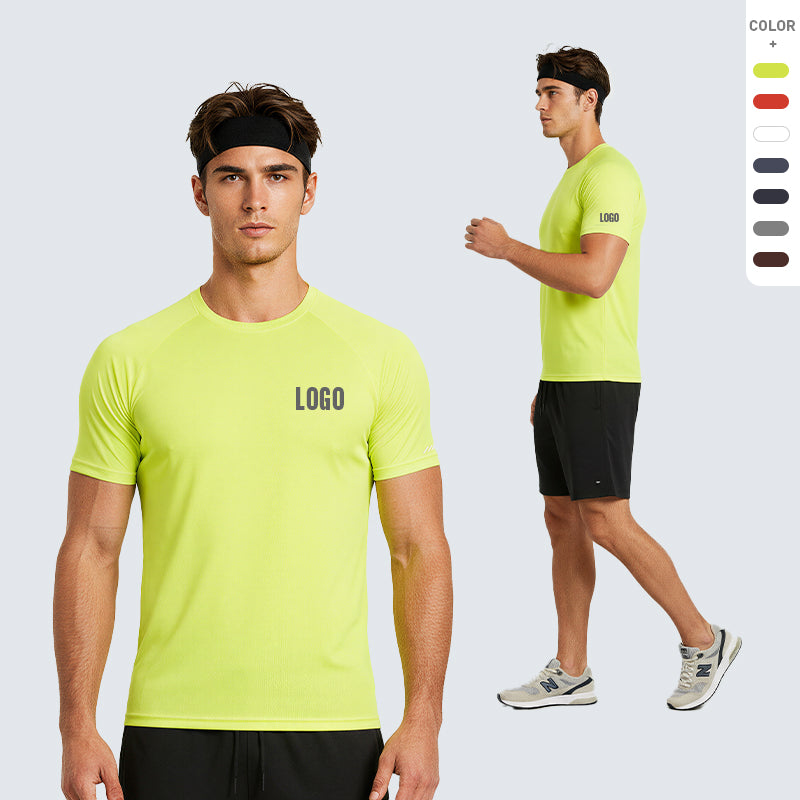 NEOKIN Custom Men’s Ultra-Light Quick-Dry T-Shirt Reflective Heat Transfer Running Wear Manufacturer