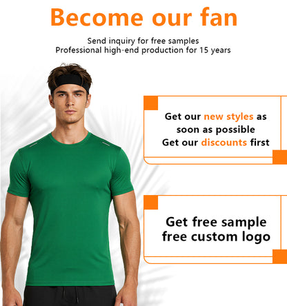 NEOKIN T-shirt de sport ultra-léger à séchage rapide pour homme avec transfert thermique réfléchissant