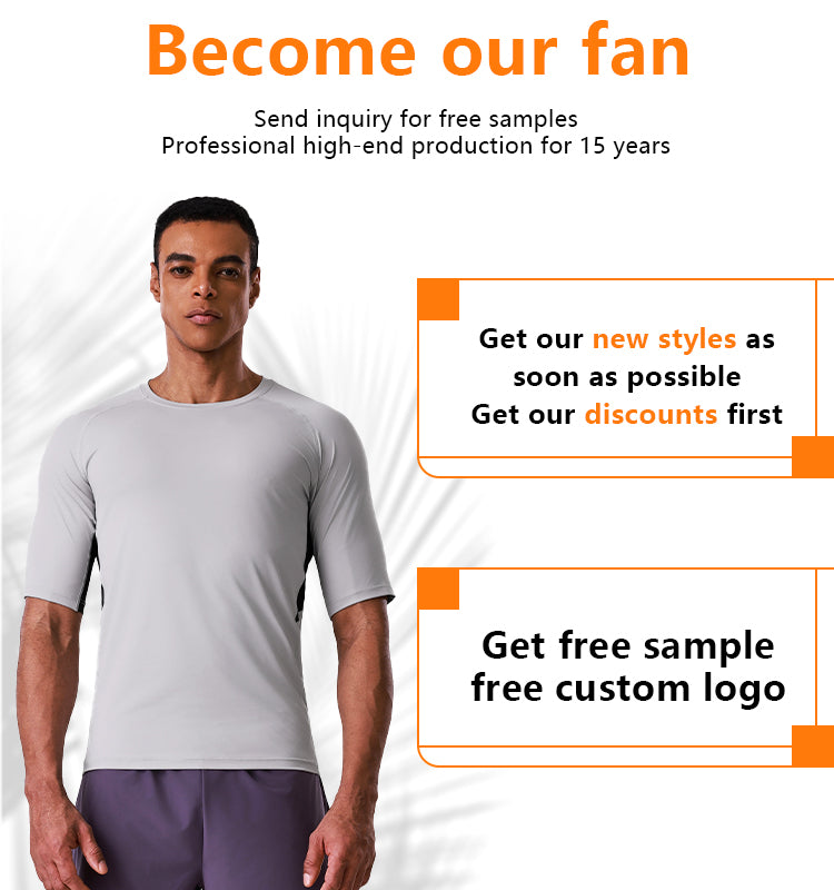 NEOKIN Custom Men’s Slim Fit Breathable Stretch Gym Fitness T-Shirt