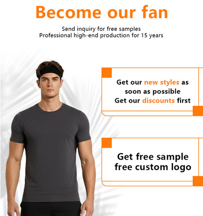 NEOKIN Customization Quick Dry Men Running Tshirts Breathable Gym Top Manufacturer