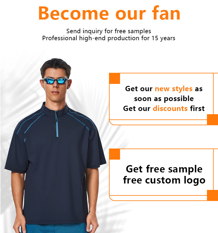 NEOKIN Men’s Cooling Stretch Quarter-Zip T-Shirt