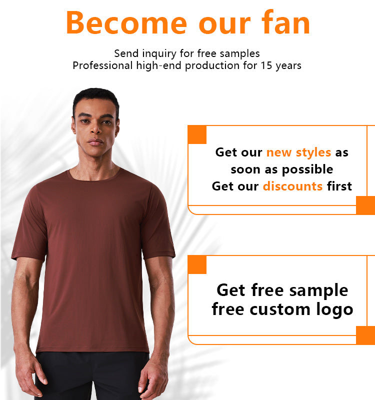 NEOKIN Custom Men’s Ultra-Light Quick-Dry T-Shirt with 3D Shoulder Cutting & Silicone Logo