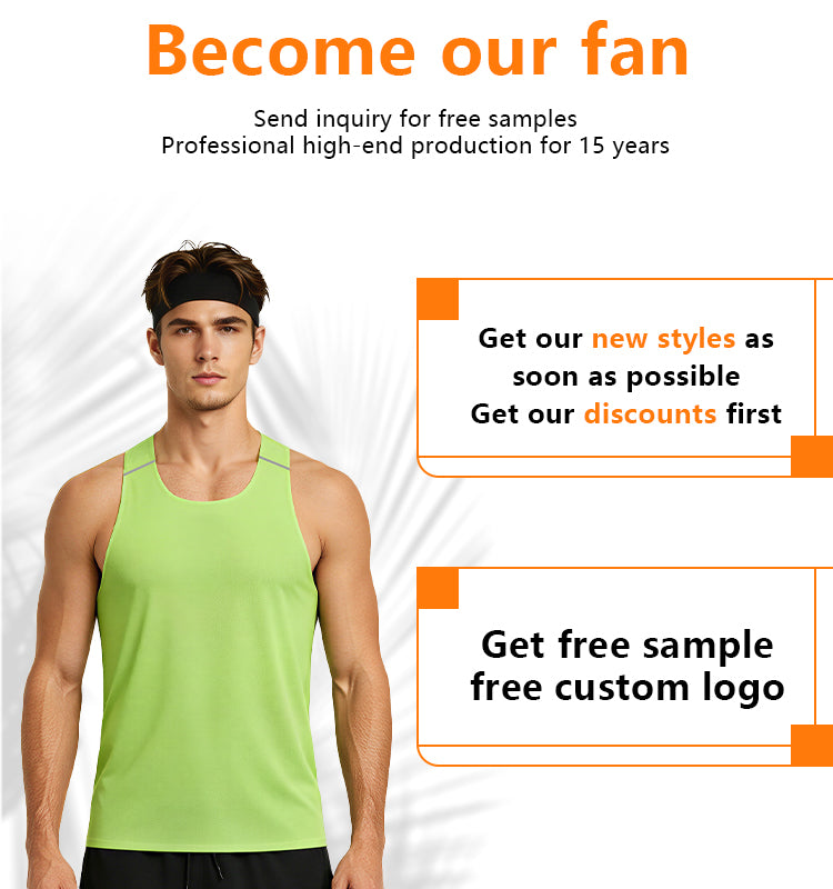 NEOKIN Custom Professional Marathon Running Activewear Vest Mens Tank Top