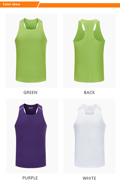 NEOKIN Custom Professional Marathon Running Activewear Vest Mens Tank Top