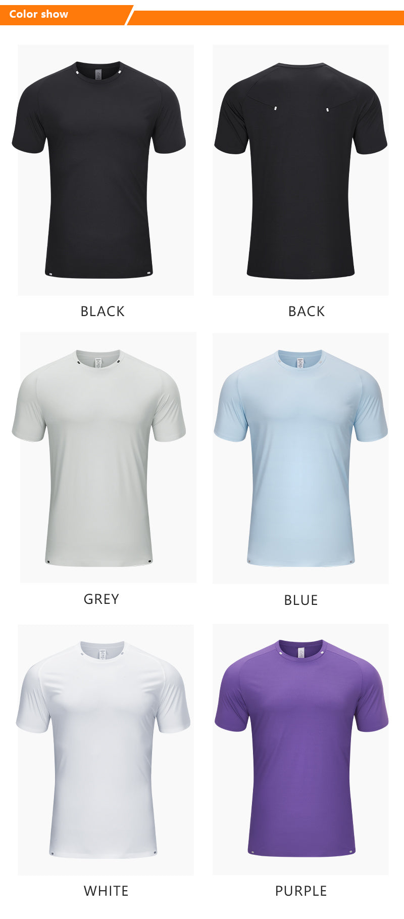 Custom Men's Seamless Cooling Performance Short Sleeve T-Shirt | Breathable Activewear Manufacturer
