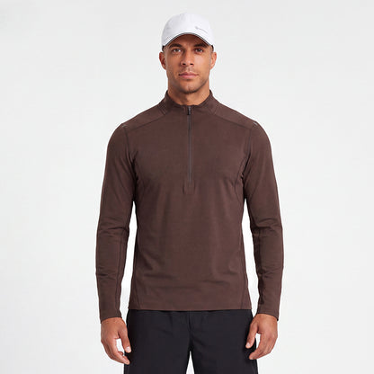 Men's UPF 50+ Quarter Zip Training Top Manufacturer | Long Sleeve Sports Shirt