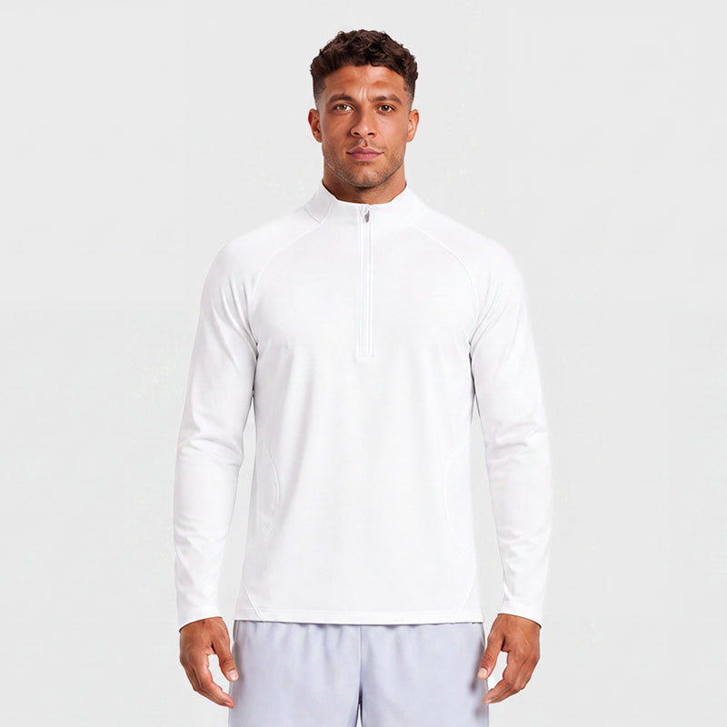 NEOKIN Custom Men's Quarter Zip Training Top Manufacturer | Warm Stretch Mock Neck Sports Shirt