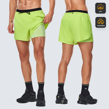 NEOKIN Wholesale Men’s Breathable 2-in-1 Training Shorts for Running, Fitness and Activewear