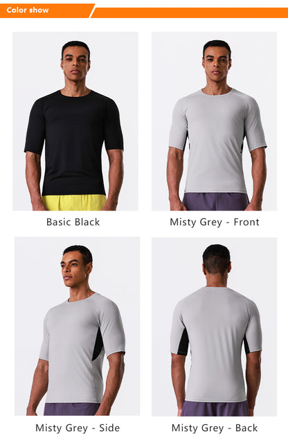 NEOKIN Custom Men’s Slim Fit Breathable Stretch Gym Fitness T-Shirt