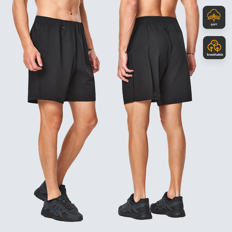 NEOKIN Custom Logo Men’s Performance Training Shorts with Quick-Dry Fabric and Side Pockets