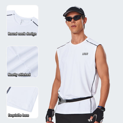 NEOKIN Custom Men’s Oversized Sleeveless T-Shirt Moisture-Wicking Cooling Sleeveless Tshirt