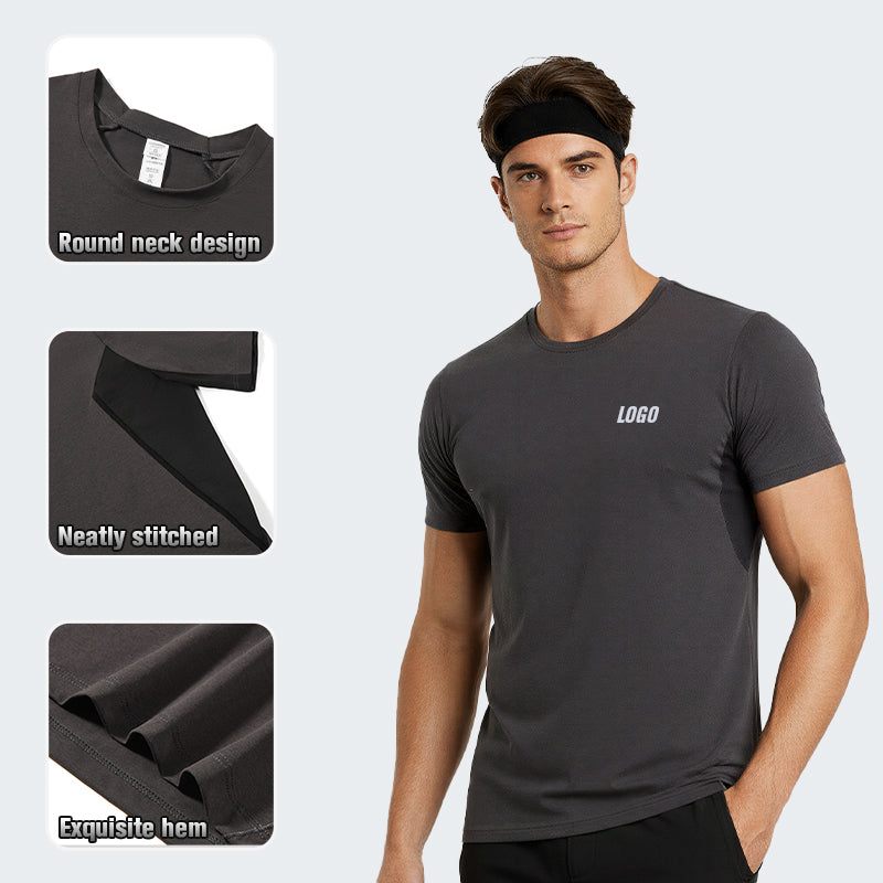 NEOKIN Customization Quick Dry Men Running Tshirts Breathable Gym Top Manufacturer