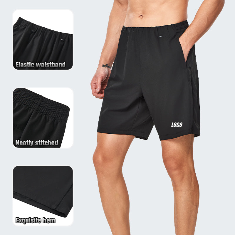 NEOKIN Custom Logo Men’s Performance Training Shorts with Quick-Dry Fabric and Side Pockets