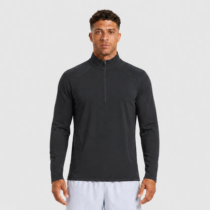 NEOKIN Custom Men's Quarter Zip Training Top Manufacturer | Warm Stretch Mock Neck Sports Shirt