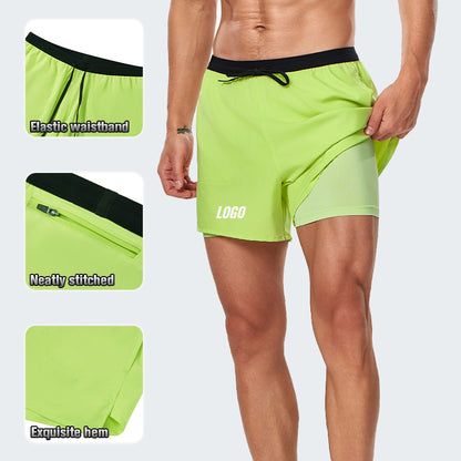 NEOKIN Wholesale Men’s Breathable 2-in-1 Training Shorts for Running, Fitness and Activewear