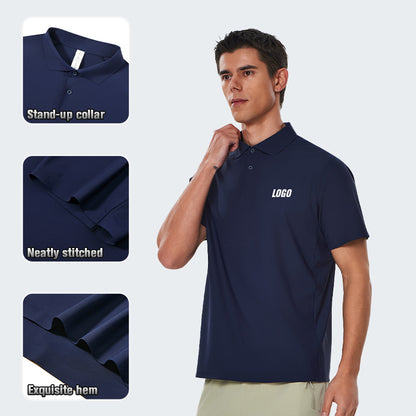 NEOKIN Activewear Manufacturer Custom Golf Polo Shirts Nylon Spandex Golf Shirts