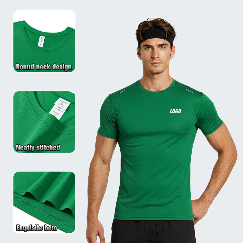 NEOKIN T-shirt de sport ultra-léger à séchage rapide pour homme avec transfert thermique réfléchissant