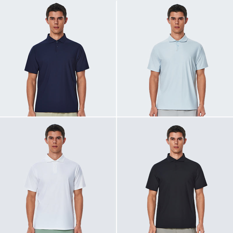 NEOKIN Activewear Manufacturer Custom Golf Polo Shirts Nylon Spandex Golf Shirts