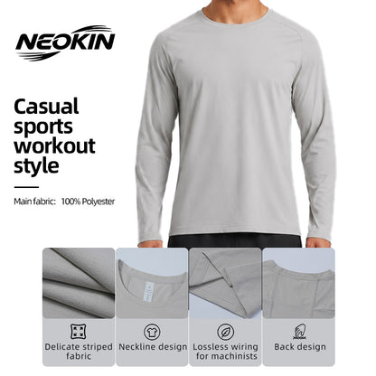 NEOKIN Men's Long Sleeve Sports Shirt Manufacturer | 135G Lightweight Training Top