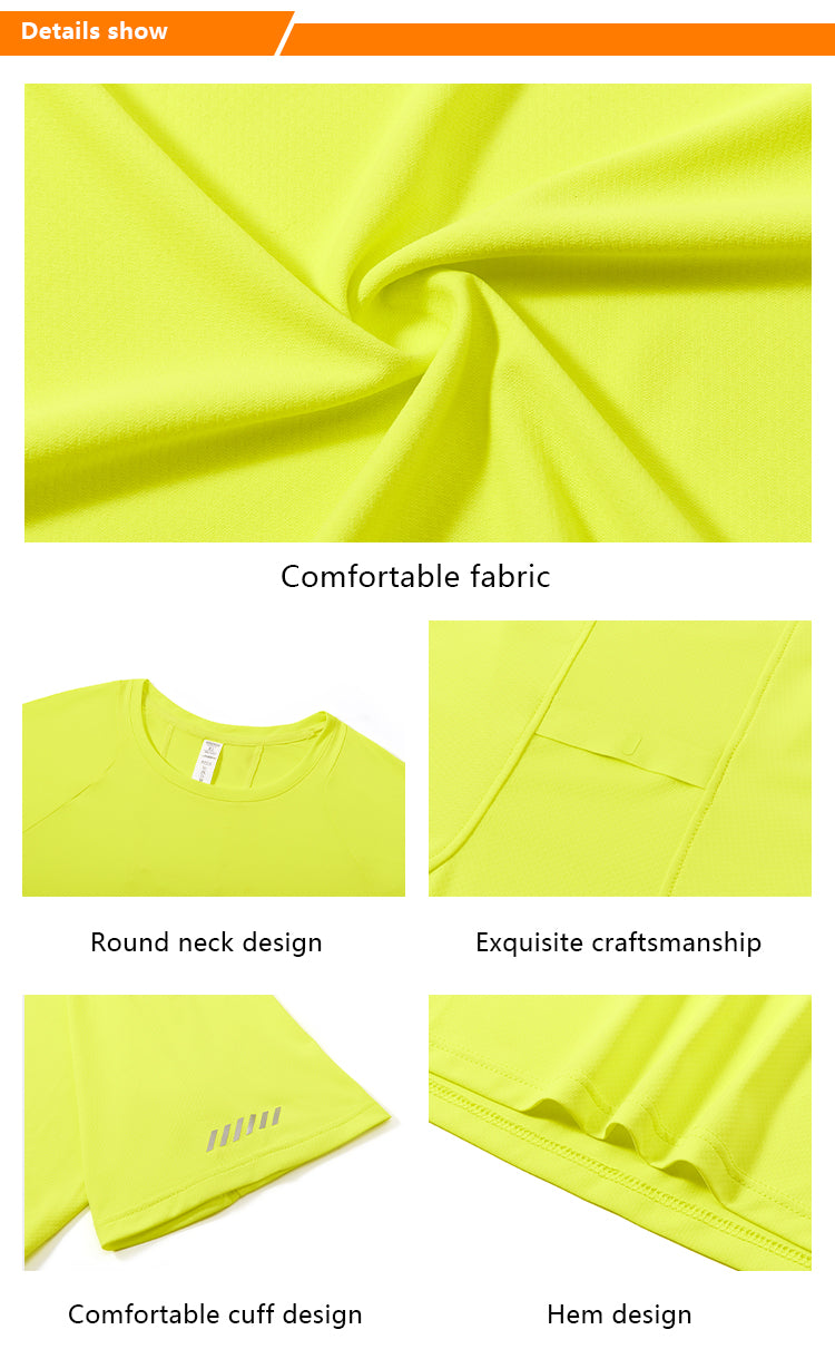 NEOKIN Custom Men’s Ultra-Light Quick-Dry T-Shirt Reflective Heat Transfer Running Wear Manufacturer