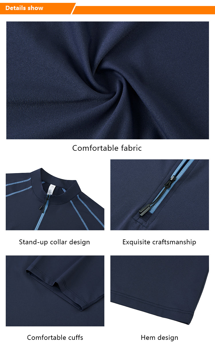 NEOKIN Men’s Cooling Stretch Quarter-Zip T-Shirt
