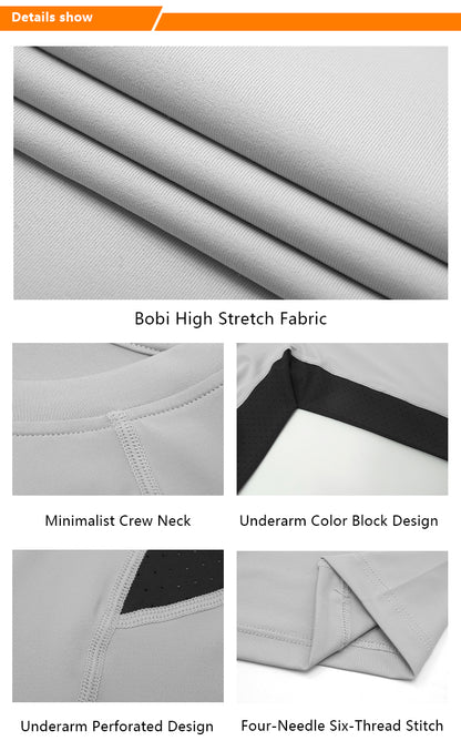 NEOKIN Custom Men’s Slim Fit Breathable Stretch Gym Fitness T-Shirt