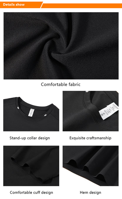 Custom Men's Seamless Cooling Performance Short Sleeve T-Shirt | Breathable Activewear Manufacturer