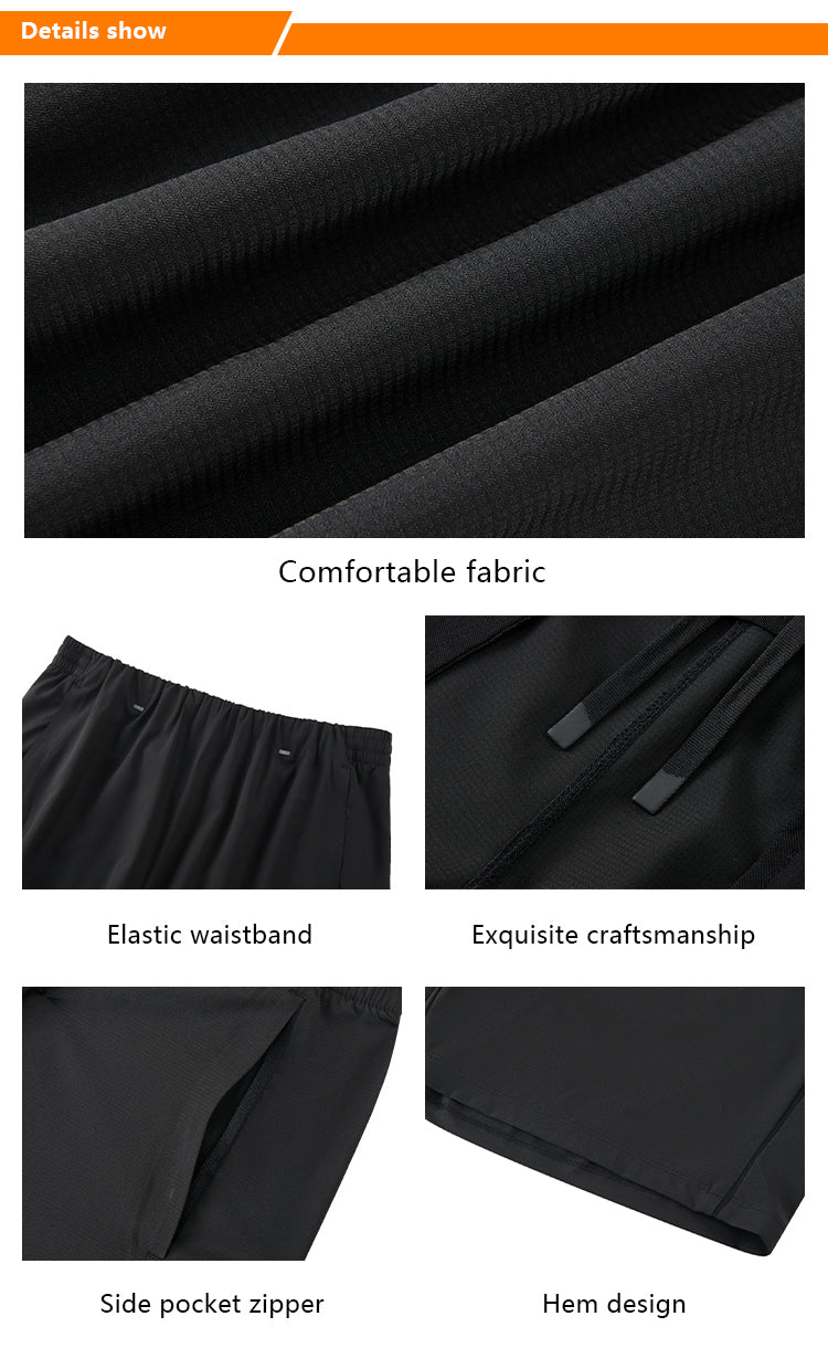 NEOKIN Custom Logo Men’s Performance Training Shorts with Quick-Dry Fabric and Side Pockets
