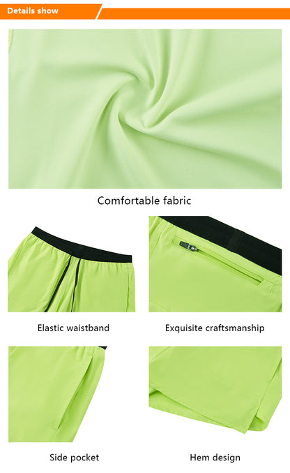 NEOKIN Wholesale Men’s Breathable 2-in-1 Training Shorts for Running, Fitness and Activewear